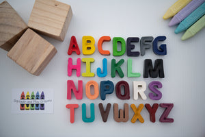 Letter and Number Crayons