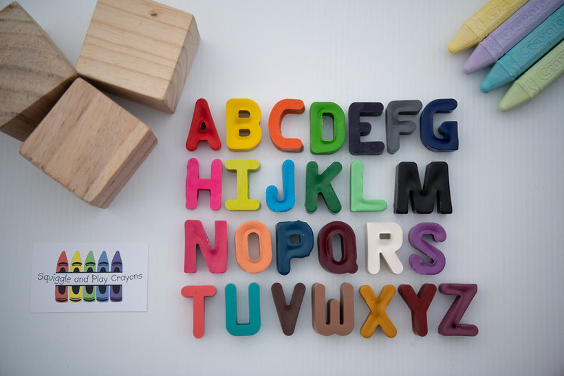 Letter and Number Crayons