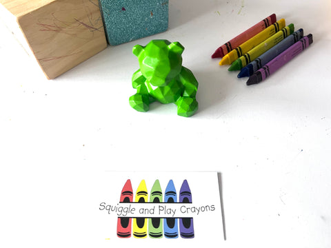 3D Bear Crayon