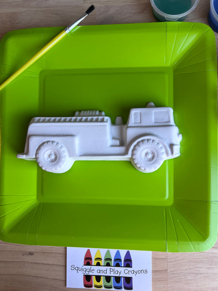Fire Truck Plaster Painting Pack
