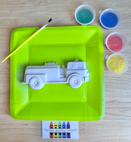 Fire Truck Plaster Painting Pack