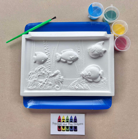 Fish Aquarium Plaster Painting Pack