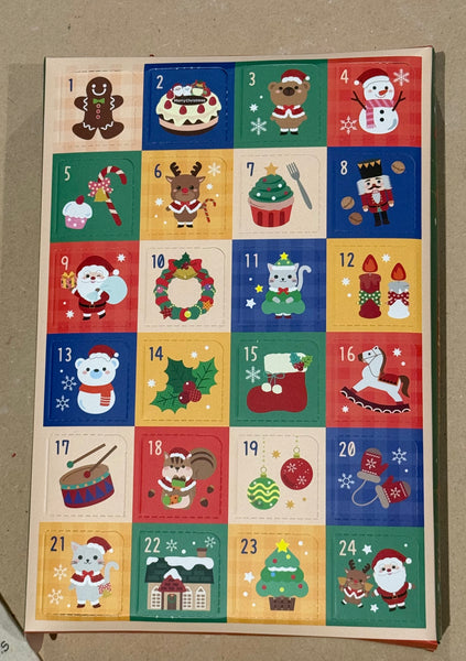 Christmas Crayon Advent Calendar- mini crayons