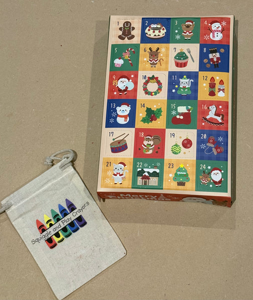 Christmas Crayon Advent Calendar- mini crayons