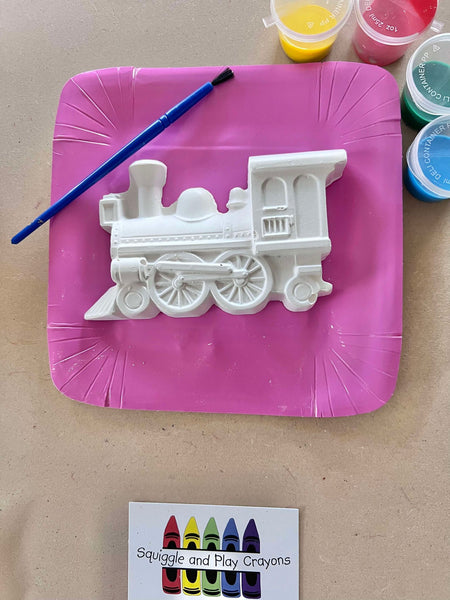 Steam Train Plaster Painting Pack