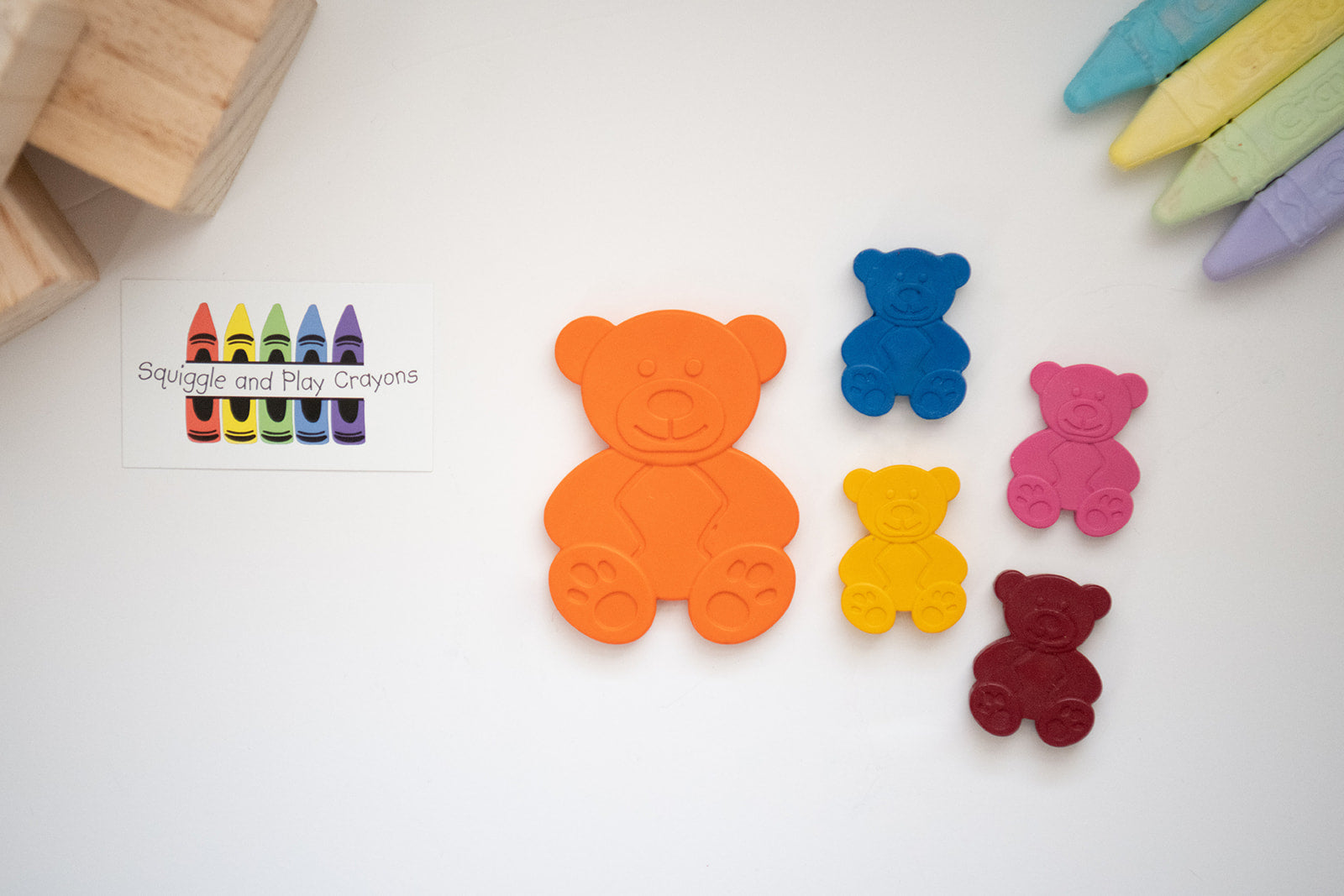 Teddy Bear and Friends Crayons