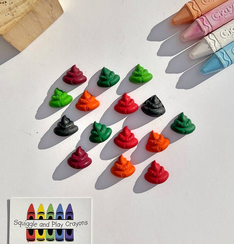 Poo Emoji Crayons